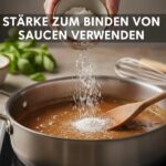 Stärke zum Binden von Saucen verwenden