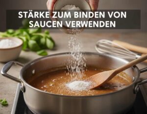 Mehr über den Artikel erfahren Stärke zum Binden von Saucen verwenden
