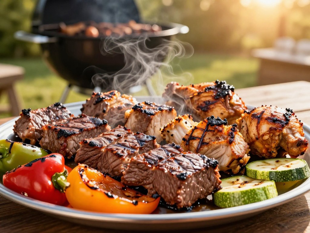 saftiges Grillgut mit Aromen saftiges Grillgut mit Aromen