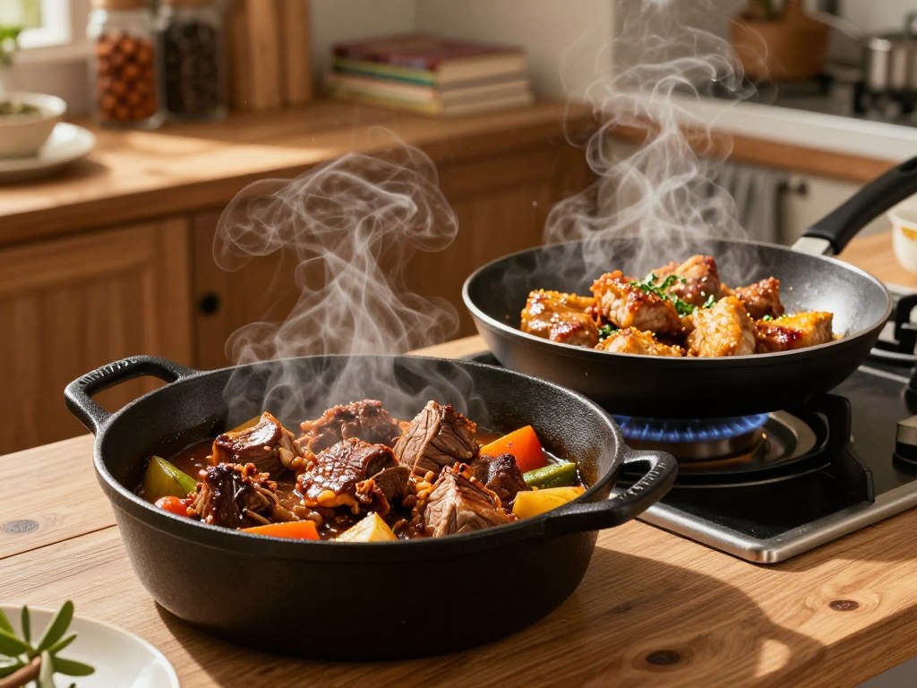 Garmethoden Vergleich Schmoren oder Braten Garmethoden Vergleich Schmoren oder Braten