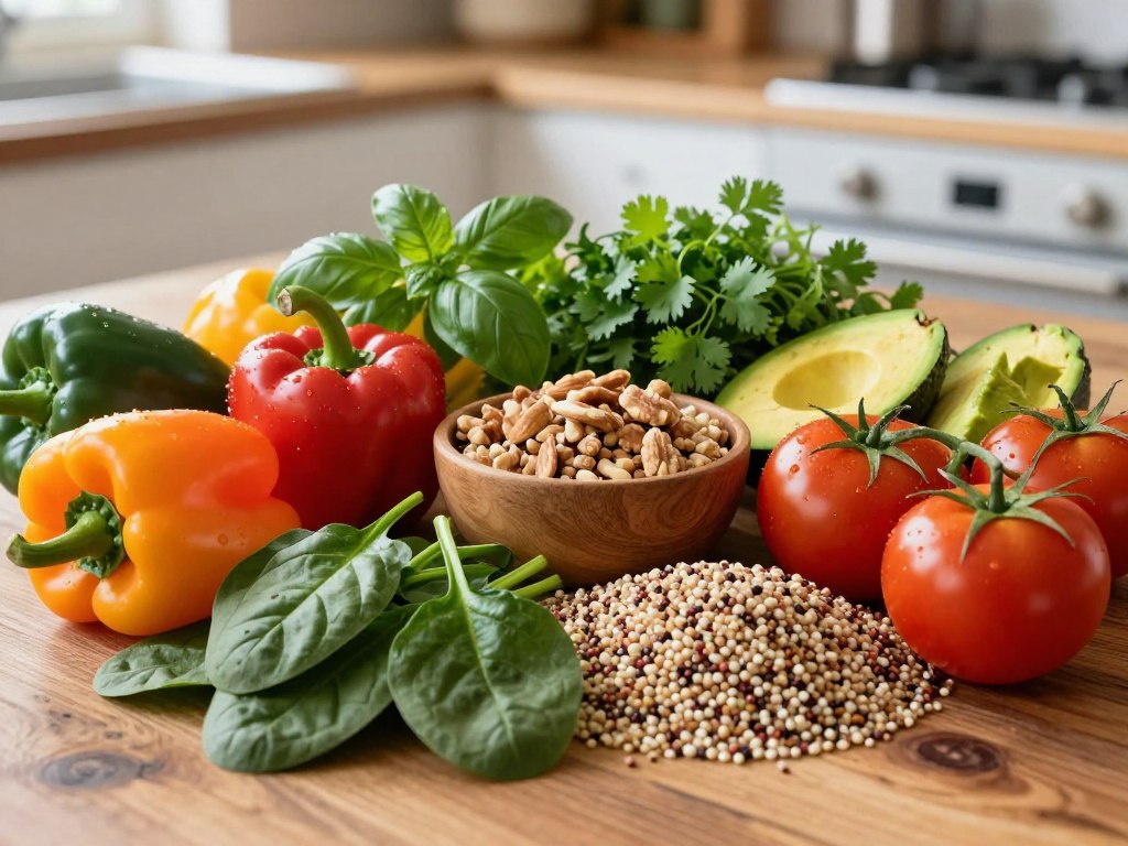 vegetarische Zutaten vegetarische Zutaten