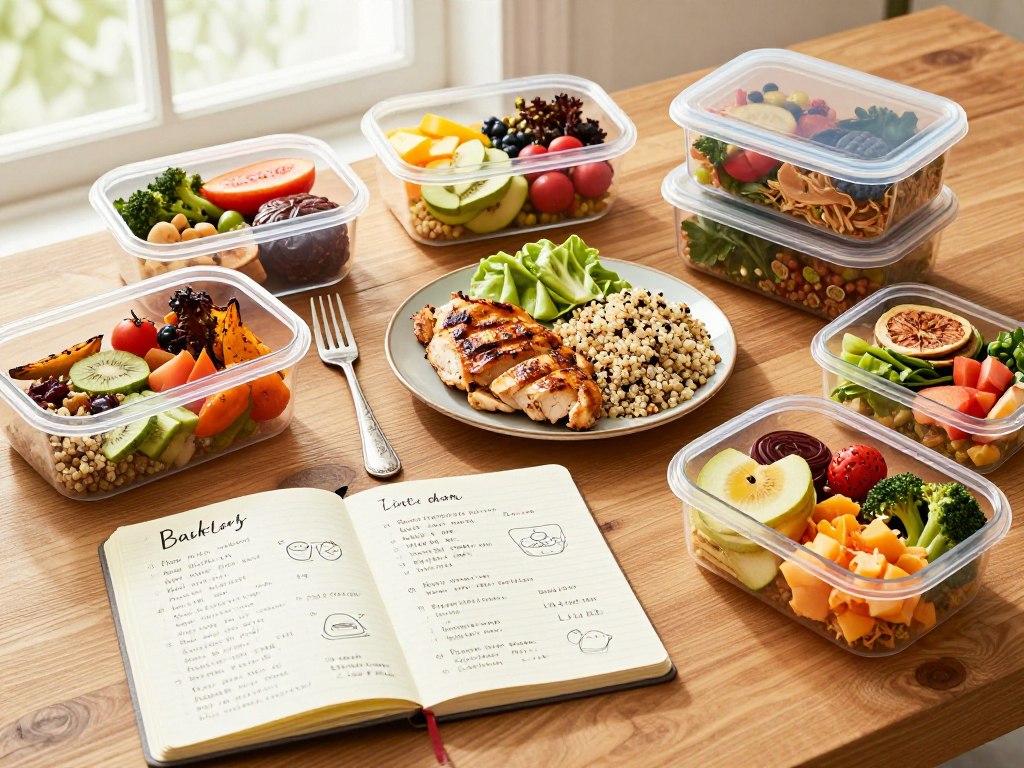 Essenplan für eine Person