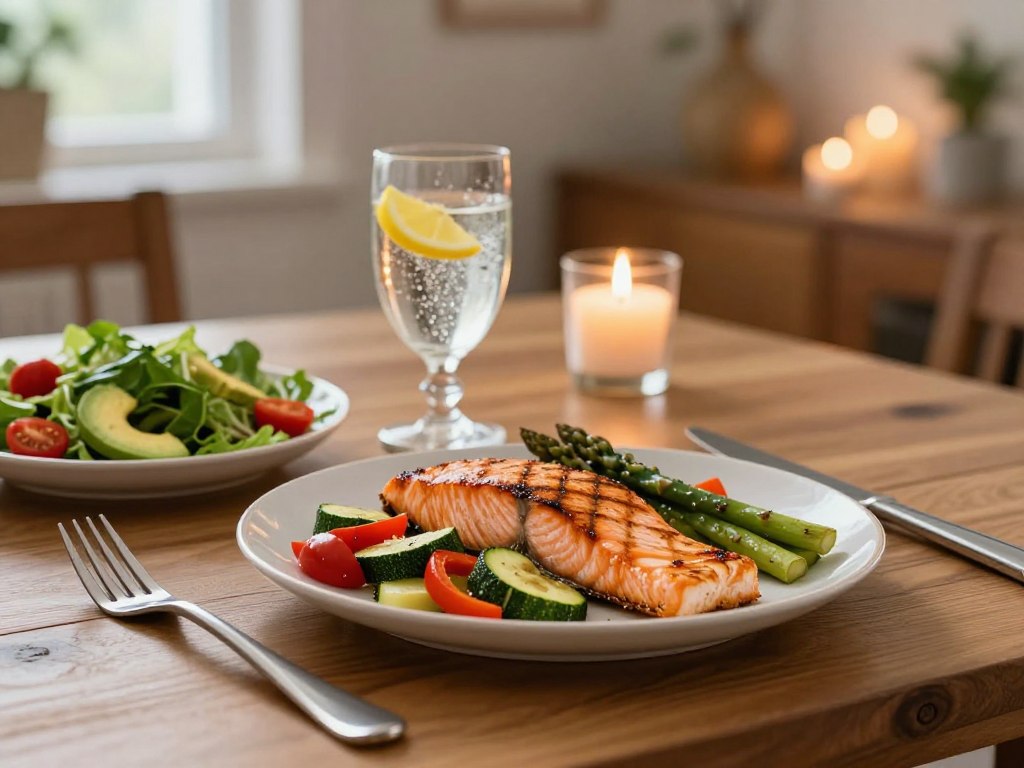 Was kann man abends statt Brot essen: Lachs zum Beispiel