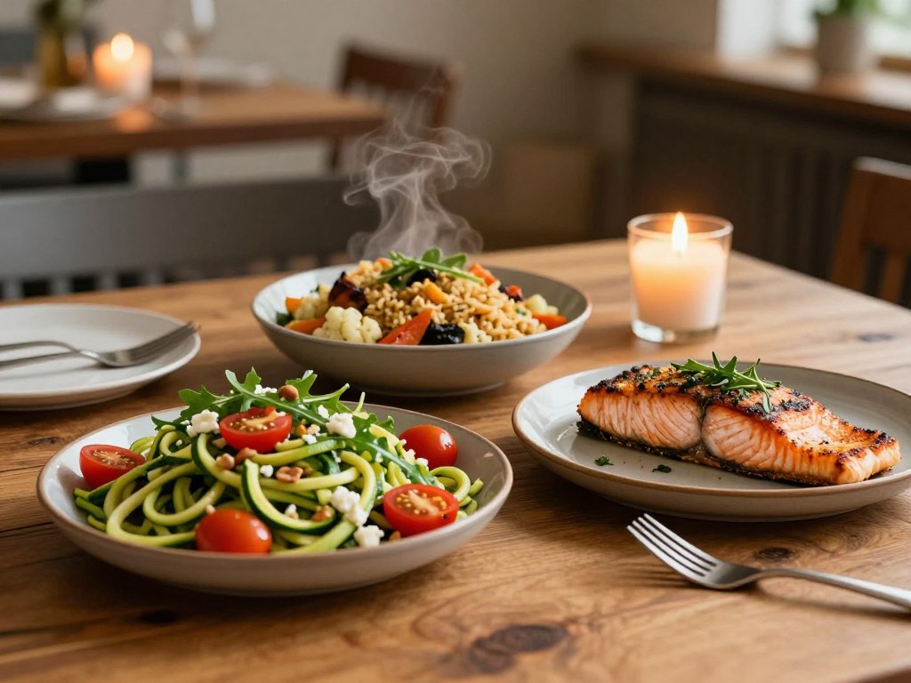 kohlenhydratarme Abendessen