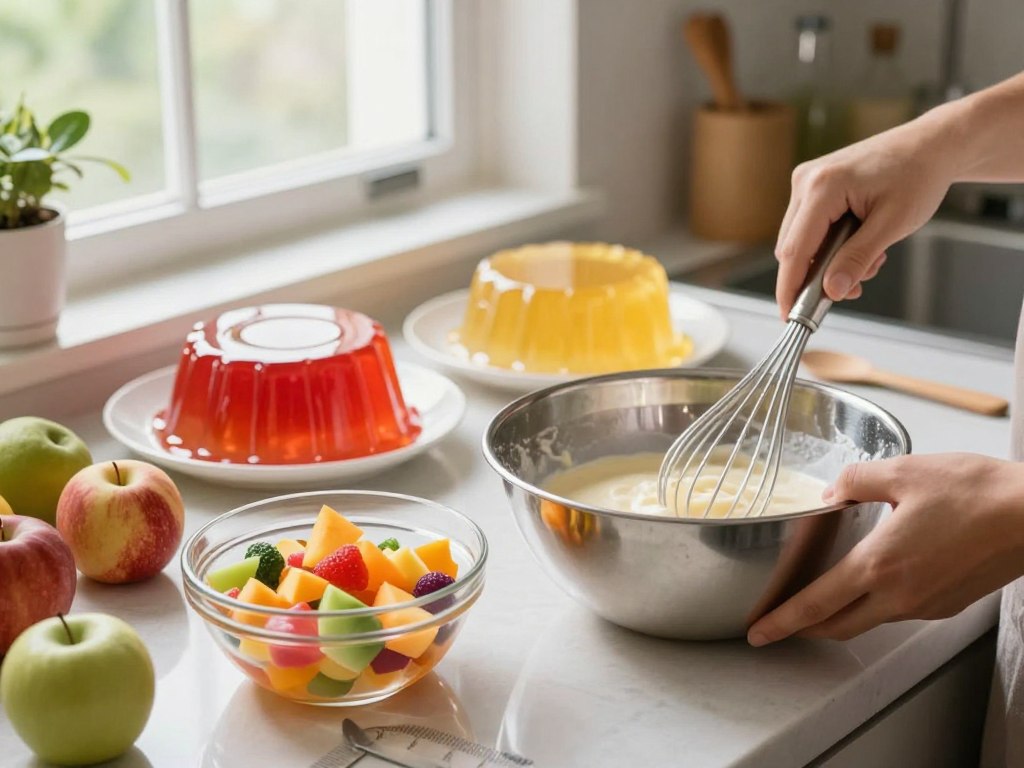 Gelatine Torte Zubereitung