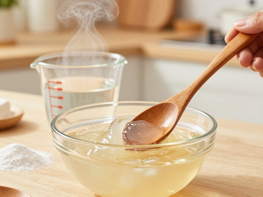 Gelatine verarbeiten