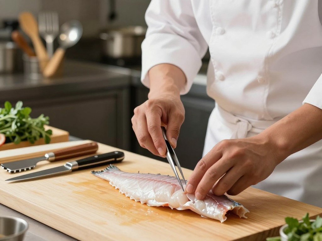 Gräten entfernen Gräten entfernen